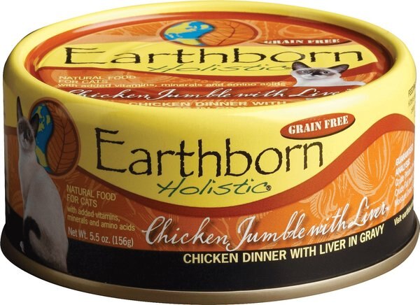 Earthborn Holistic Chicken Jumble with Liver Grain-Free Natural Canned Cat and Kitten Food