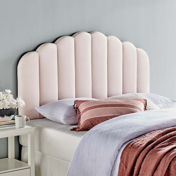 Veronique Twin Performance Velvet Headboard - - 31640350