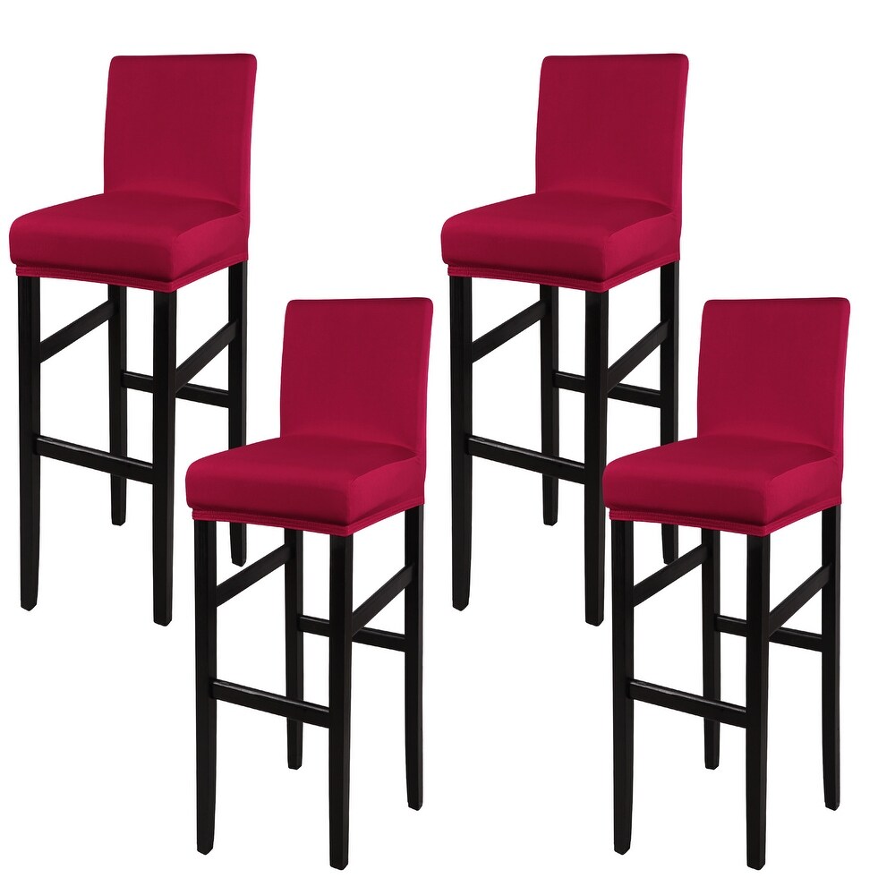 Stretch Bar Stool Cover for Bar Height Side Chair Slipcovers