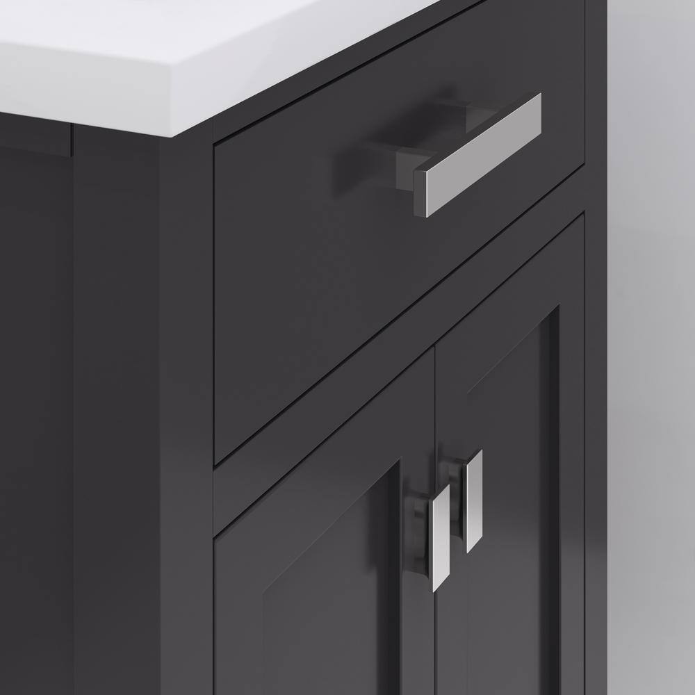 Water Creation Myra 24 in. Bath Vanity in Espresso with Integrated Ceramics Vanity Top and Sink MYRA-24E