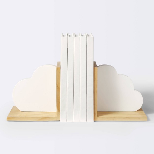 Cloud Bookends White