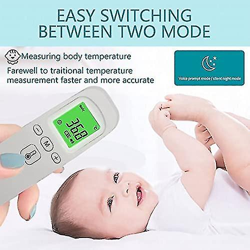 Medical Infrared Forehead Thermometer Non-contact Thermometer For Person， Lcd Display Sound Option 30 Memories