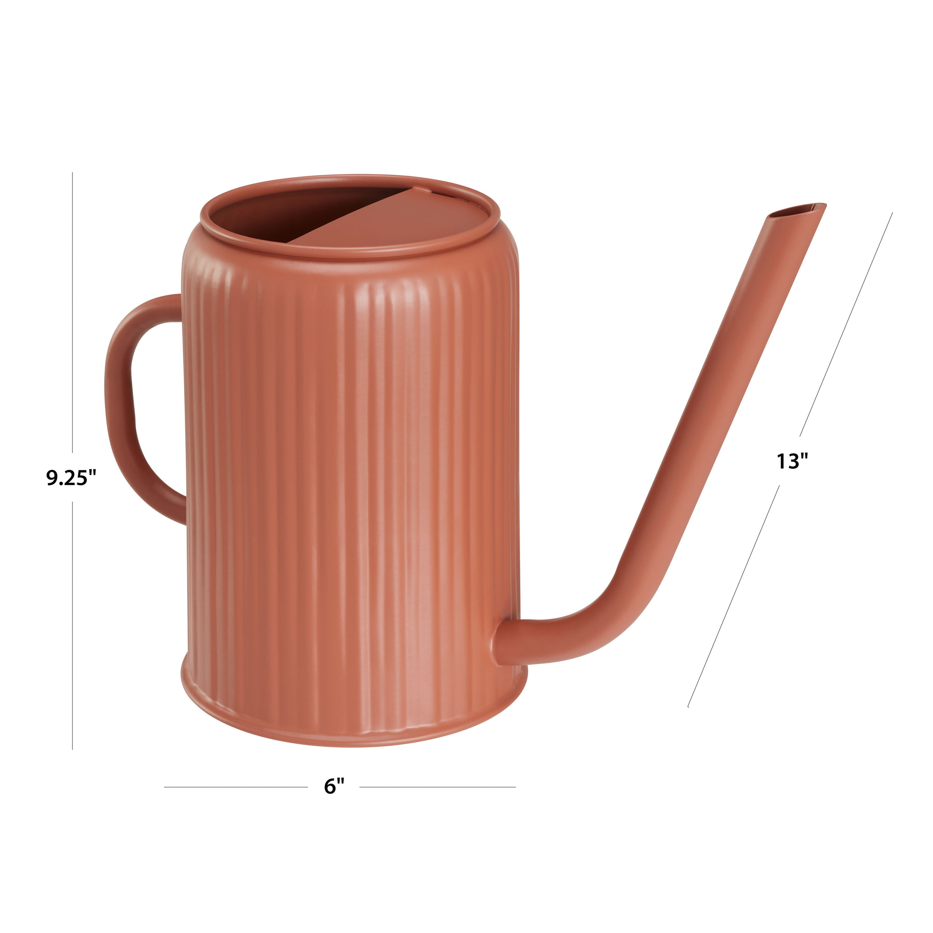 Better Homes and Gardens Copper Colors Watering Can 0.71 Gal, Orange