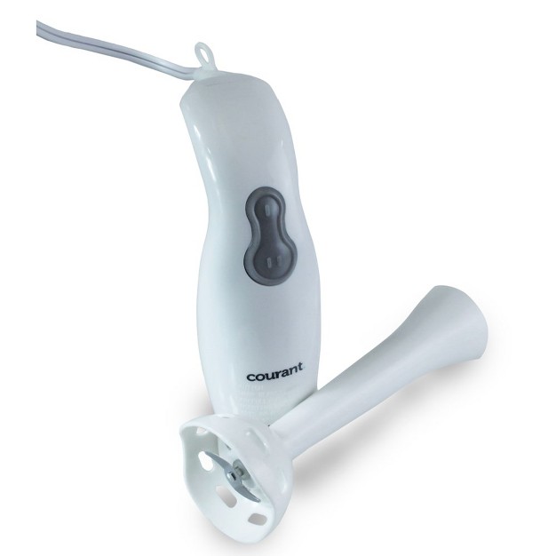 Courant 150w 5 speed Hand Mixer With 2 speed Hand Blender And Measuring Cup White