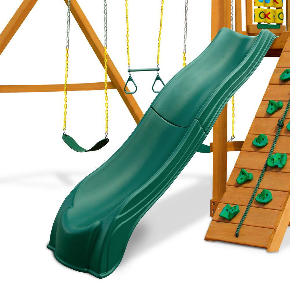 Swing-N-Slide Playsets Green Olympus Wave Slide WS 5033