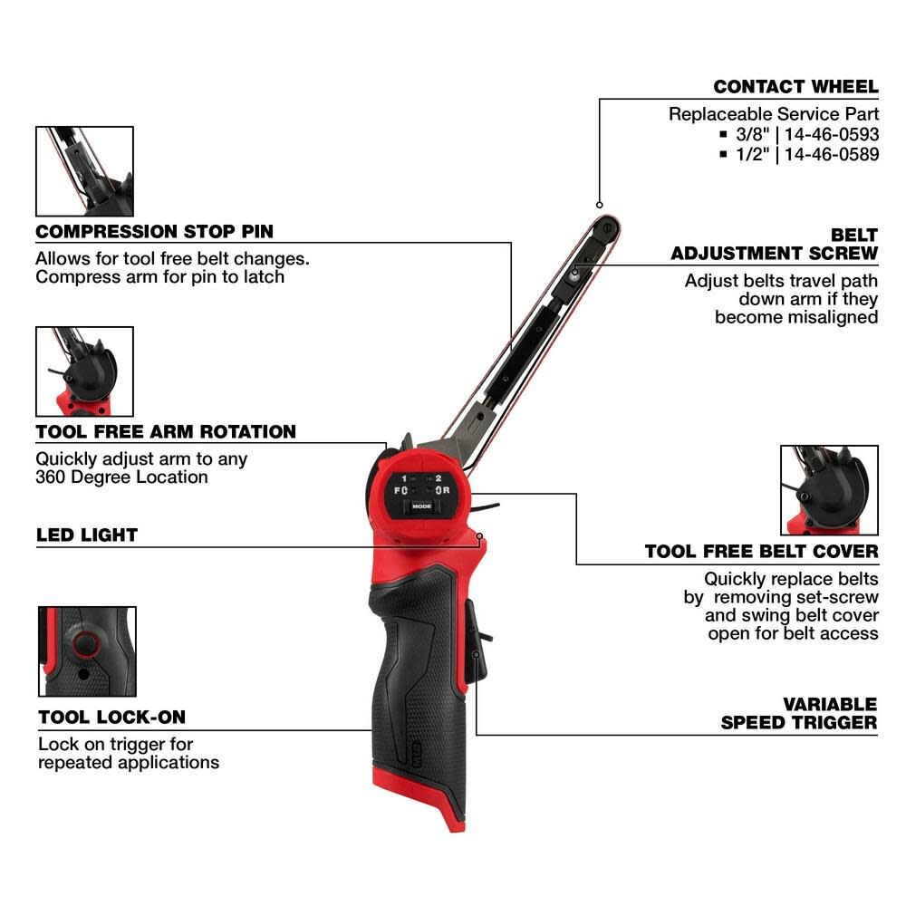 Milwaukee M12 FUEL Bandfile 1/2