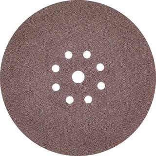 Makita 9 in. Round Abrasive Disc Hook  Loop 120-Grit (25Pack) B-68557