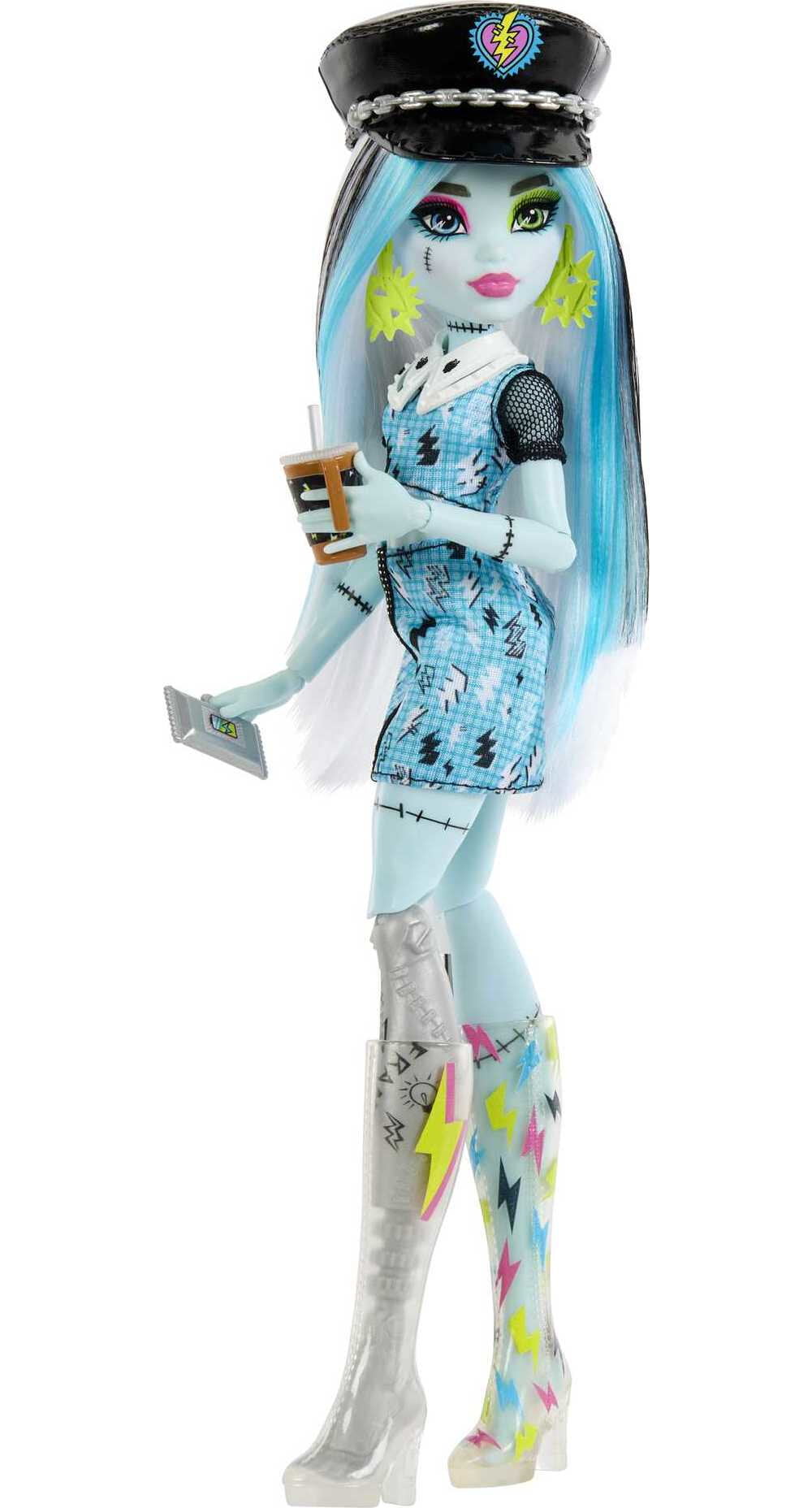 Monster High Skulltimate Secrets Frankie Stein Doll and Fashion Set with Dress-Up Locker