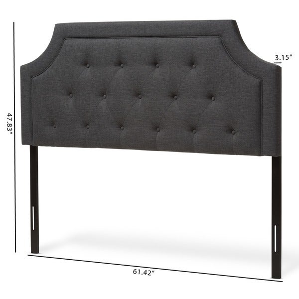 Copper Grove Webster Falls Charcoal Contemporary Headboard - - 20543776