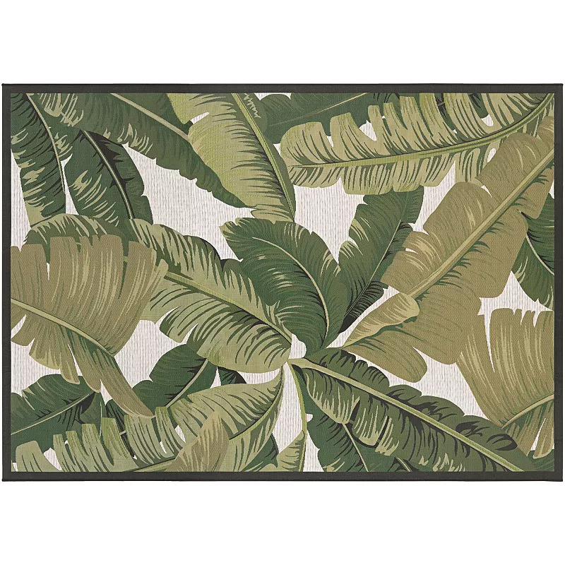 Couristan Dolce Palm Lily Indoor Outdoor Rug