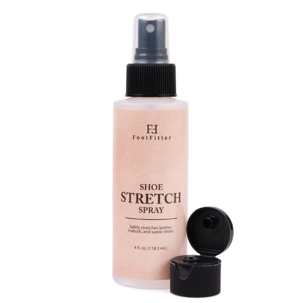 FootFitter - 4 fl oz. Shoe and Boot Stretch Spray for Leather， Suede， Nubuck， and Canvas