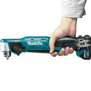 Makita 12V max CXT Lithium-Ion Cordless 38 in. Right Angle Drill Kit (2.0 Ah) AD03R1