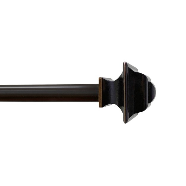 Lumi Home Furnishings Square Curtain Rod Oil Rubbed Bronze