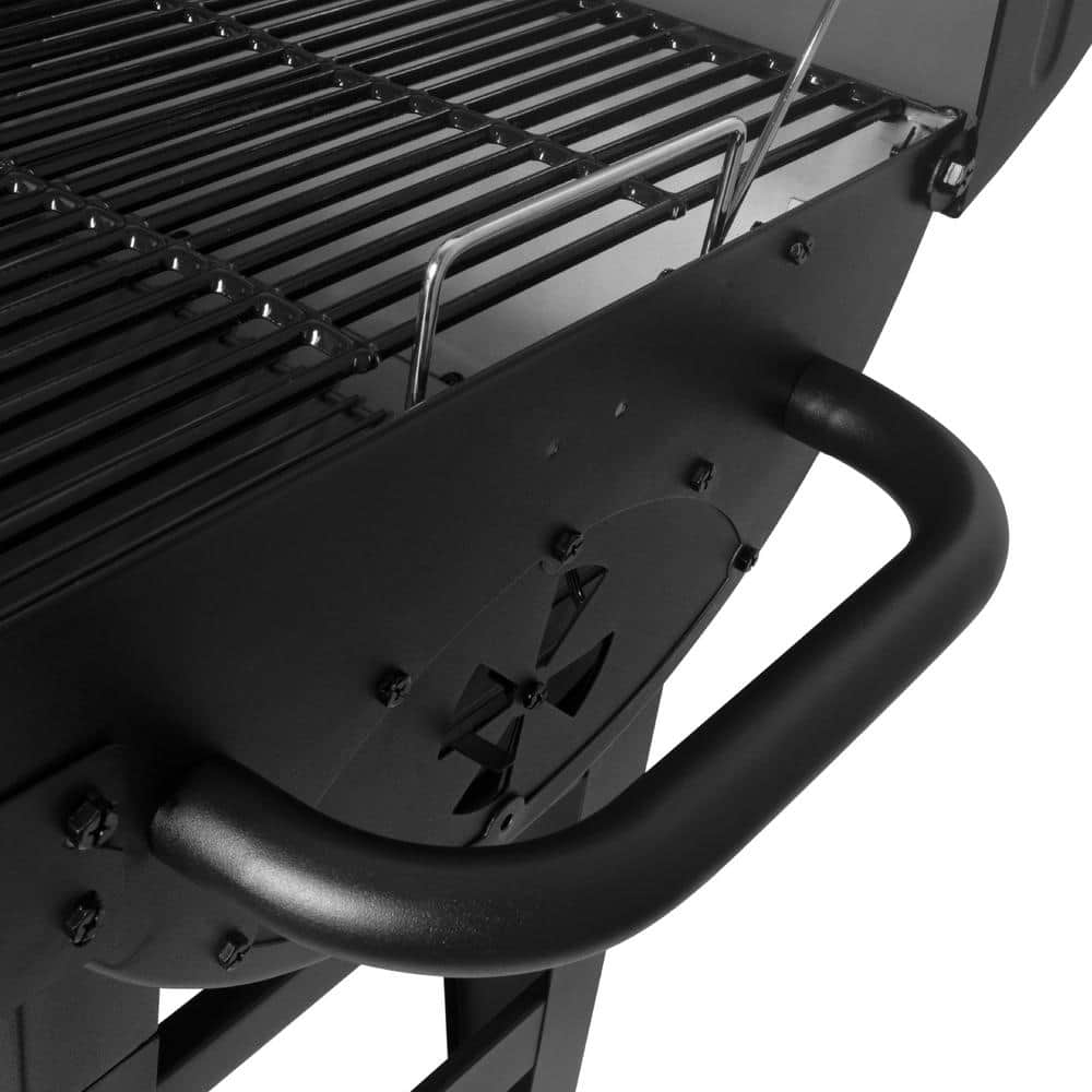 CharGriller Double Play 1260 sq in 3Burner Gas and Charcoal Grill in Black