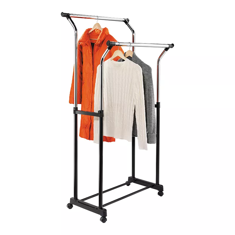 Honey-Can-Do Heavy Duty Double Hanging Garment Rack