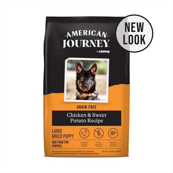 American Journey Large Breed Puppy Chicken and Sweet Potato Recipe Grain-Free Dry Dog Food