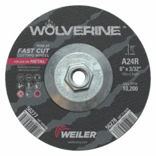 Weiler 804 56278 6 X 3/32 Wolv Ty27 Cut Whl  A24R ...