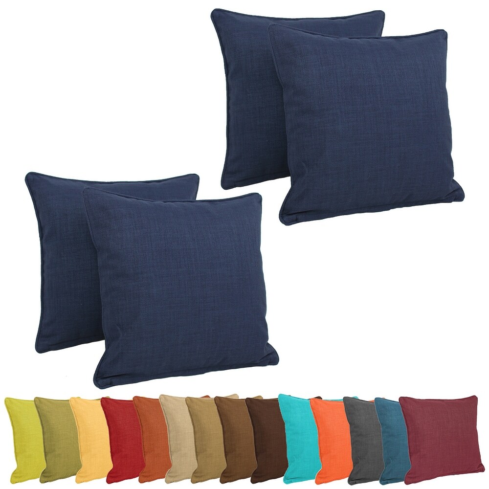 Blazing Needles 18 inch Accent Throw Pillows (Set of 4)