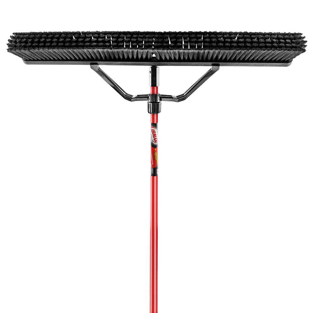 Libman 36 in. Smooth Sweep Push Broom Set with Brace and Handle 850