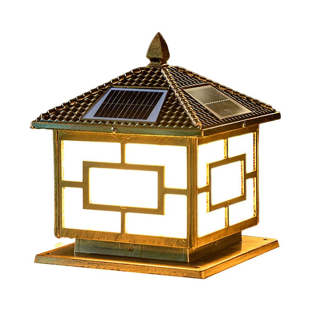 1pc Villa Court Lamp Decoration Garden Yard Solar Lamp Outdoor Equipment