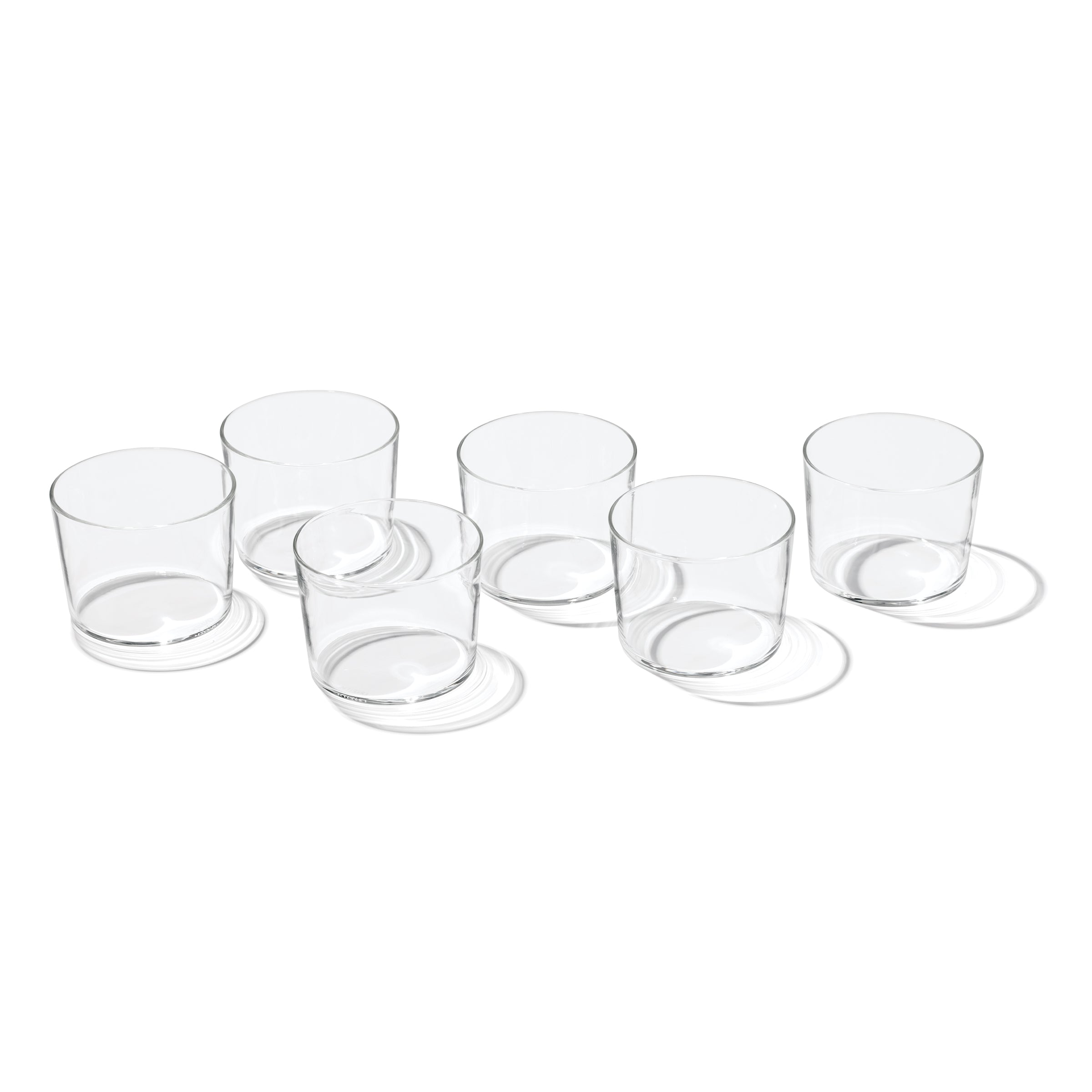 Stackables Clear Short Glasses, Set of 6