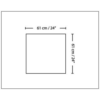 INNOVERA DECOR BY PALRAM 24'' x 24'' Ledge Stone PVC Seamless 3D Wall Panels in White 9-Pieces 704243