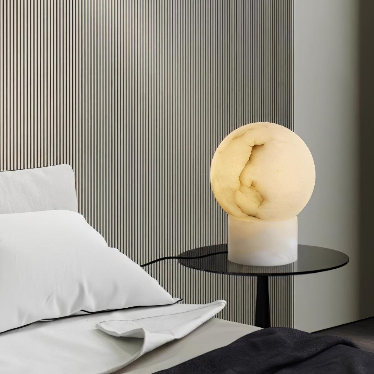 Marble Ball Table Lamp