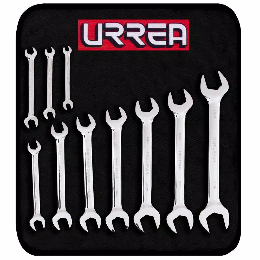 URREA Metric Open End Chrome Wrench Set (6-Piece) and#8211; XDC Depot