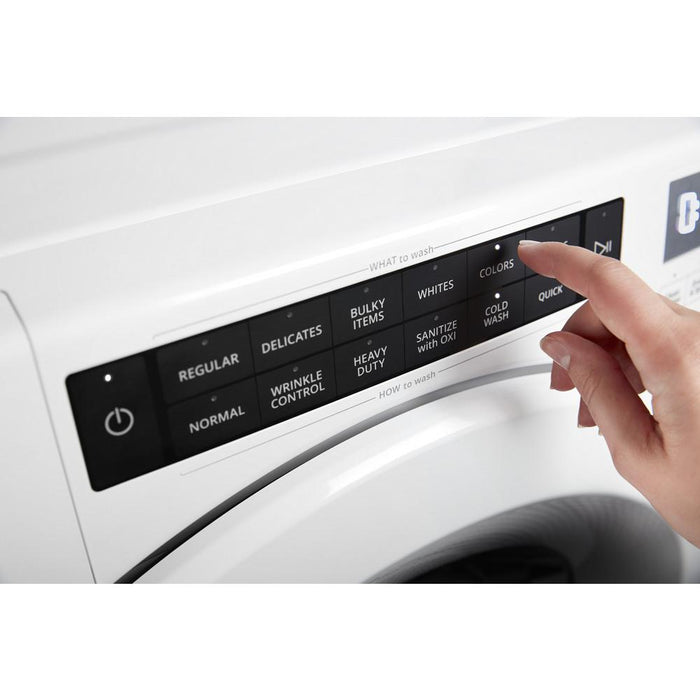 Whirlpool WFW6620HW 52 cu ft ClosetDepth Front Load Washer With Lo