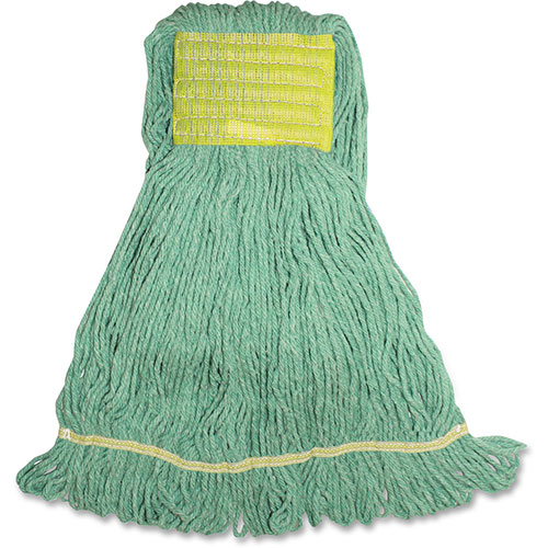 Genuine Joe Small Blend Wide Band Loop Mop | Green