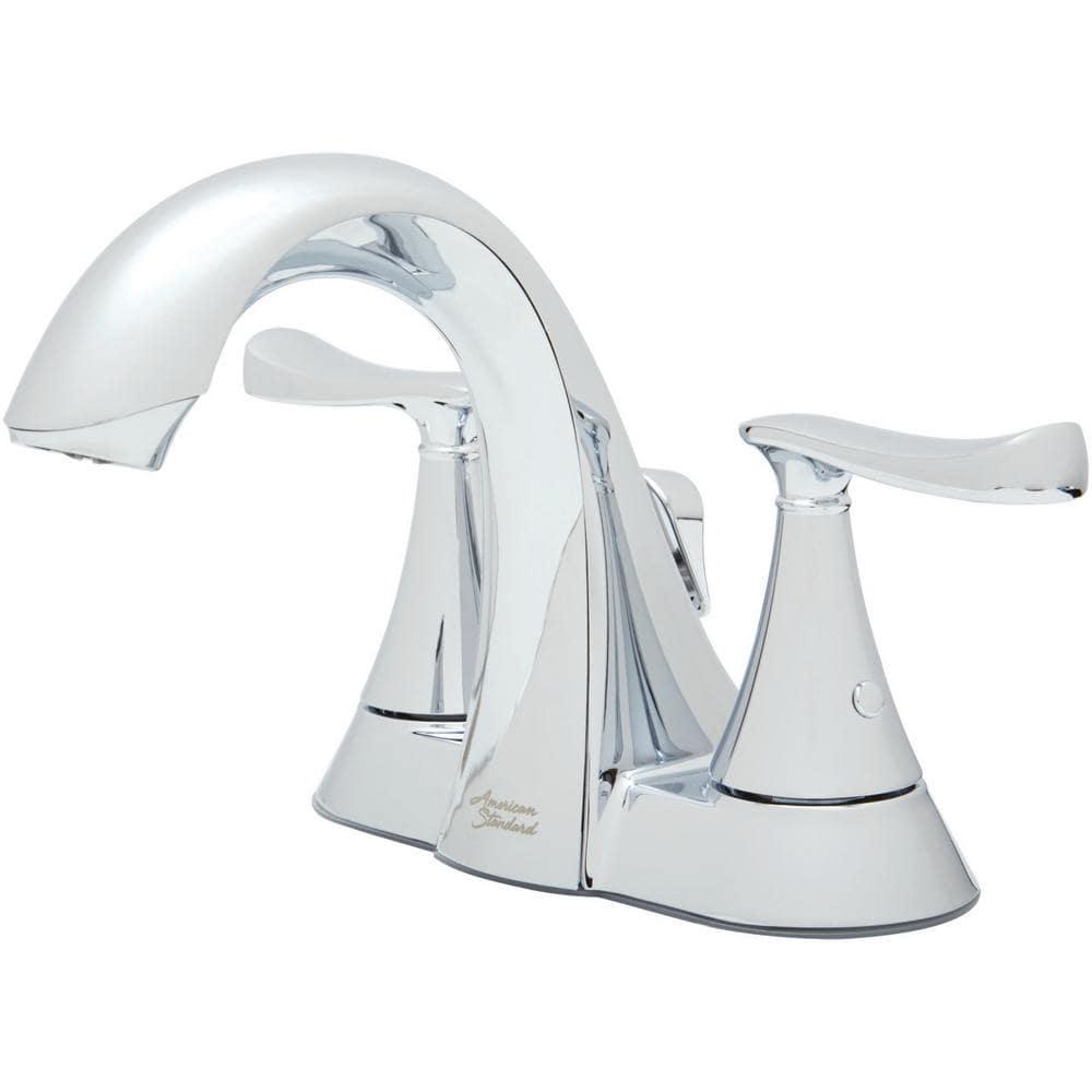 American Standard Chatfield 4 in Centerset 2Handle Bathroom Faucet in Polished Chrome