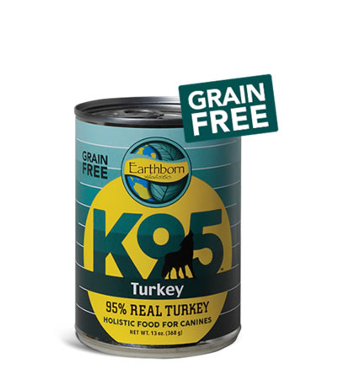 Earthborn K95 Grain Free Turkey Canned Dog Food 13 Oz