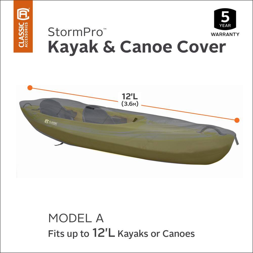 Classic Accessories StormPro 12 ft. Canoe and Kayak Cover 20-334-140801-RT