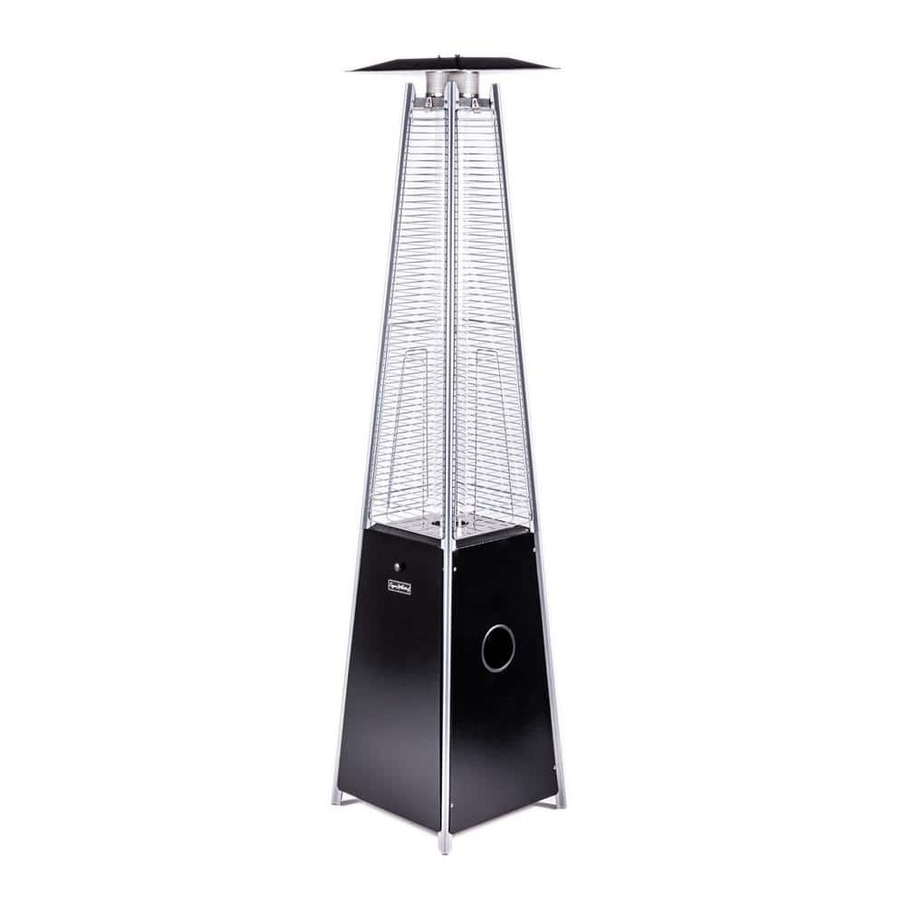 Legacy Heating 40,000 BTU Hammered Black Propane Outdoor Flame Patio Heater CAPH-GT-S