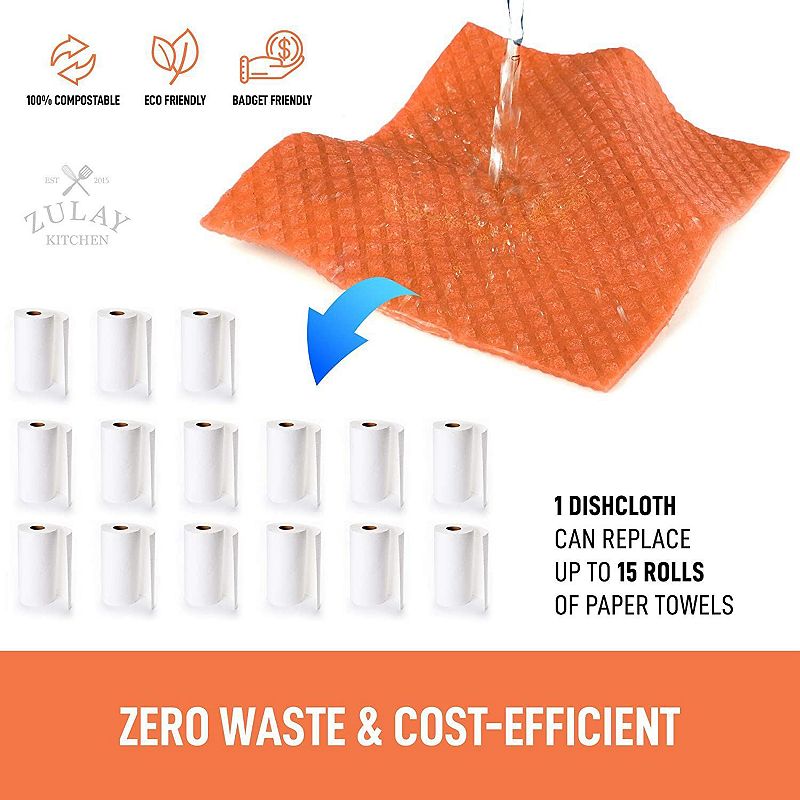 Reusable Eco-Friendly Swedish Dishcloth (6 Pack)