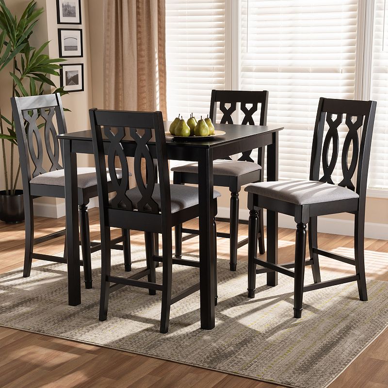 Darcie Pub Dining Table and Chair 5-piece Set