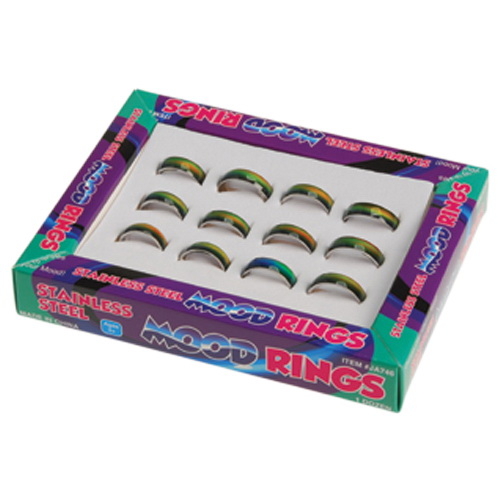 U.S. Toy JA746 Stainless Steel Mood Rings