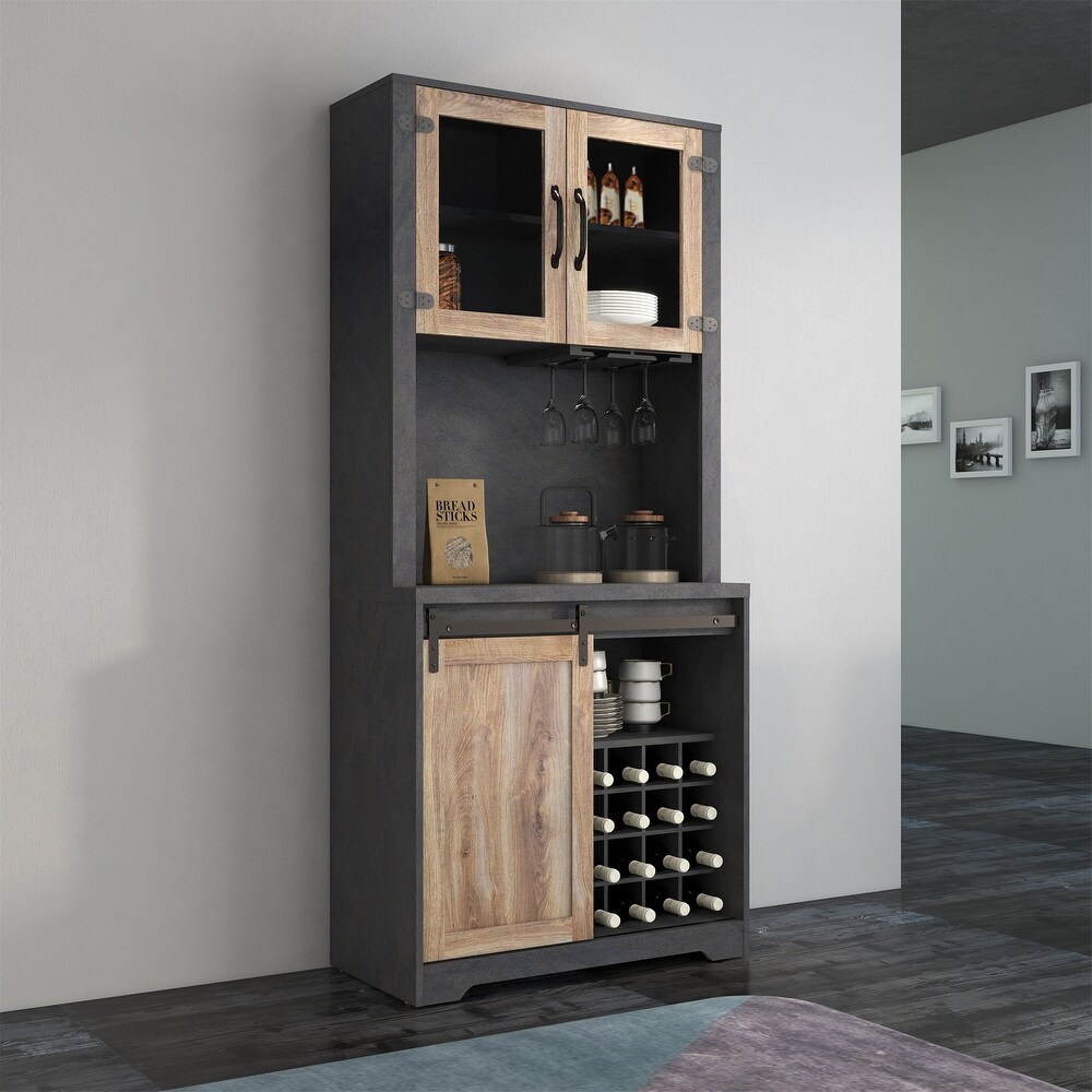 Rustic Design Wine Cabinet for Living Room  Dining room