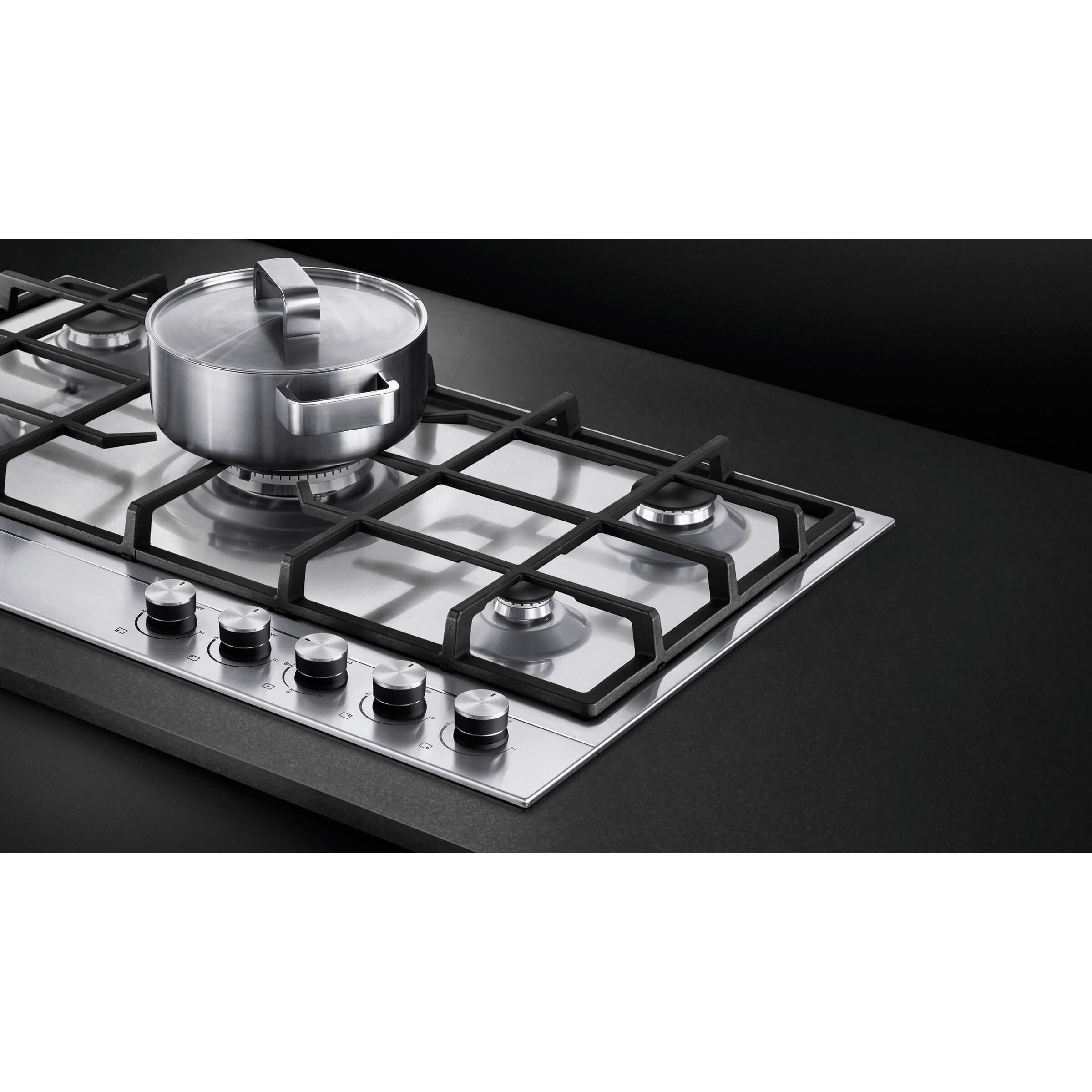 Fisher & Paykel 30-inch Built-in Gas Cooktop with Innovalve? Technology CG305DNGX1 N