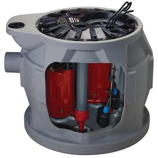 Liberty Pumps Pro680 Series 1 HP Submersible Compact Duplex Effluent Pump System P682XPRG101