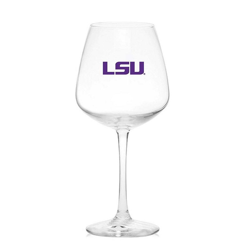 LSU Tigers 18oz. Stemmed Wine Glass