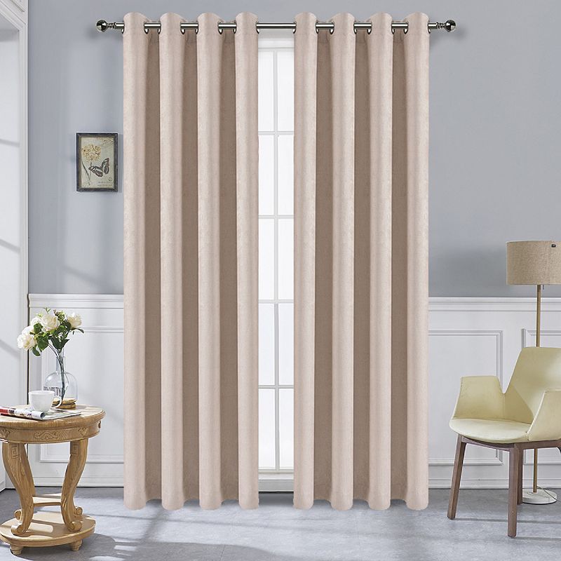 Prelude Embossed Blackout 1-panel Window Curtain