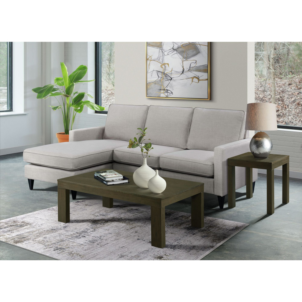 Jasper Square End Table  Dark Walnut   Transitional   Side Tables And End Tables   by Picket House  Houzz