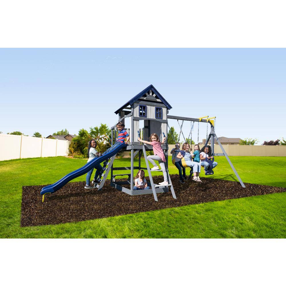 SPORTSPOWER Brookside Wooden Swing Set WP-652