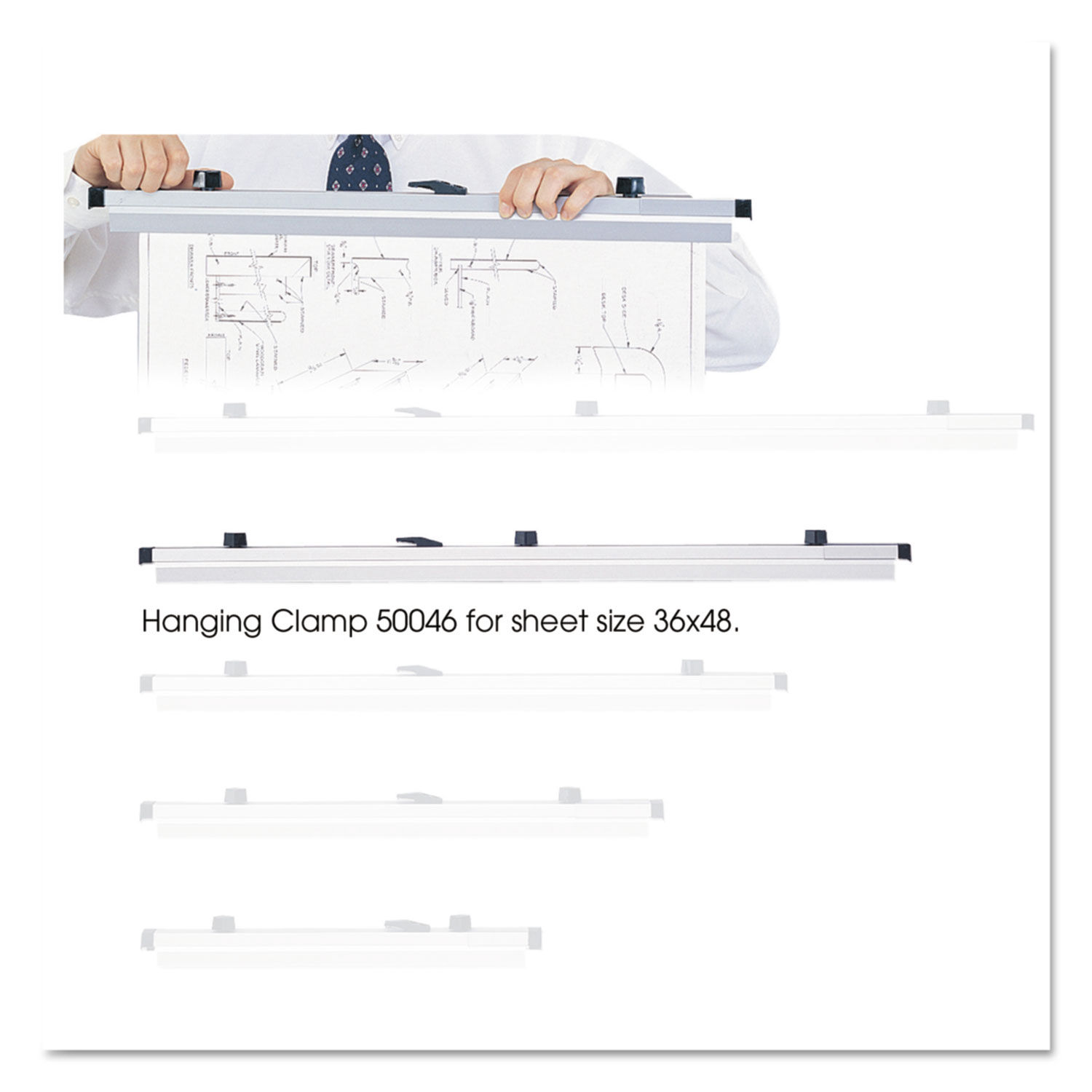 Sheet File Hanging Clamps by Safcoandreg; SAF50046