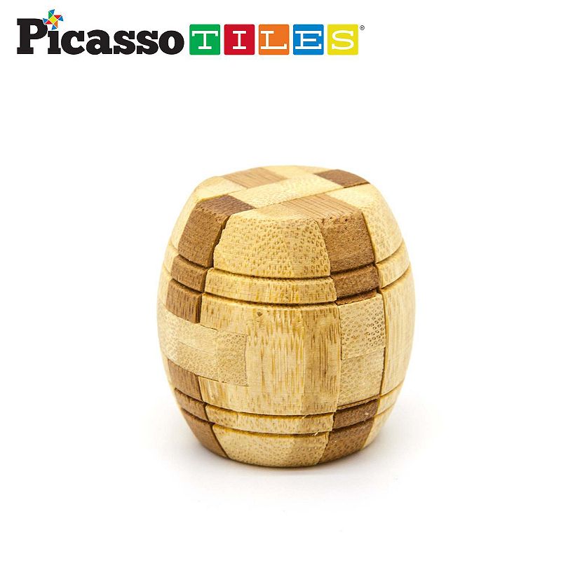 PICASSOTILES 8 Styles Wooden Brainteaser Puzzle Cubes