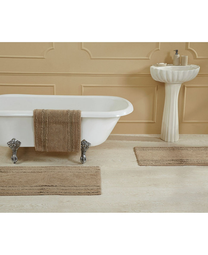 Better Trends Ruffled Border Bath Mat 24 x 40