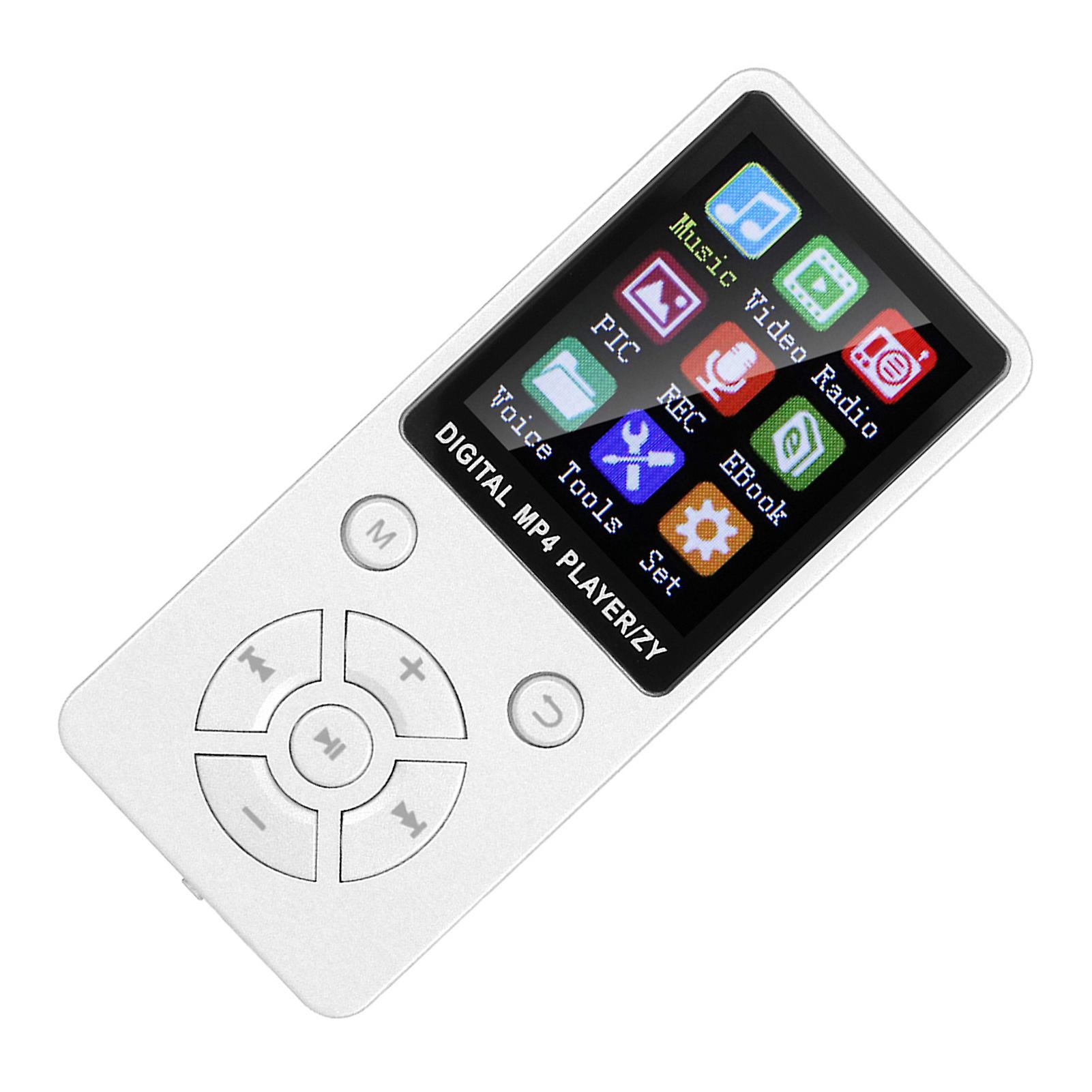 T1 Music Mp3 Player Bluetooth Support 32g Memory Eightdiagram Tactics Buttons White