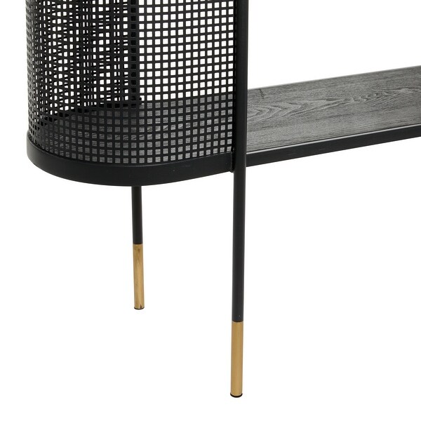 Black Iron Contemporary Console Table 32 x 47 x 15 - 47 x 15 x 32