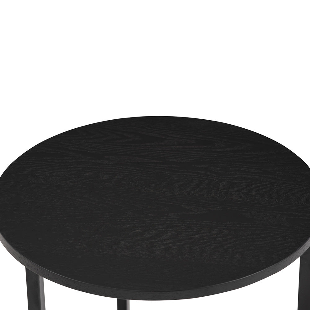 TURNER Round Side Table 46cm - Black